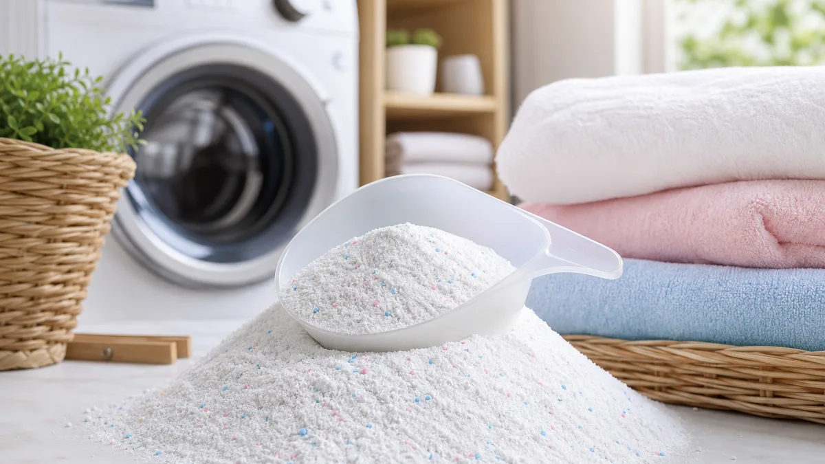 نوع ساخت پودر لباسشویی شنتیا