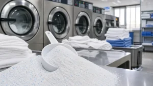 پودر لباسشویی صنعتی برای شست‌وشوی حجیم