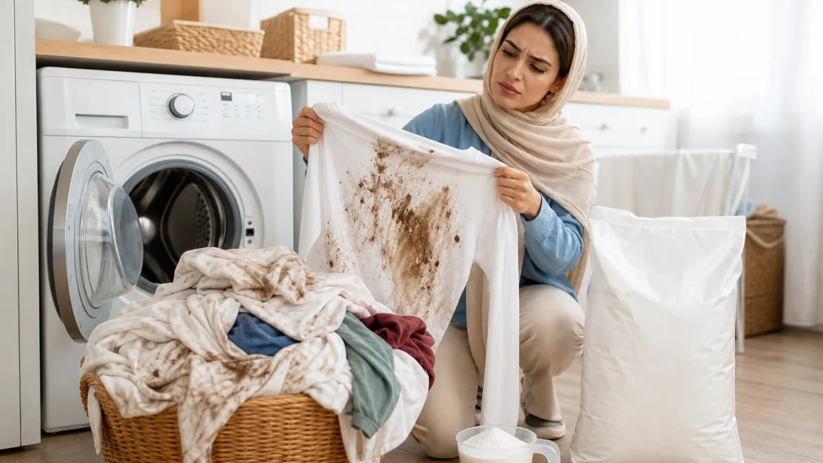 پودر لباسشویی ۵ کیلویی پرسیل در شست‌وشو